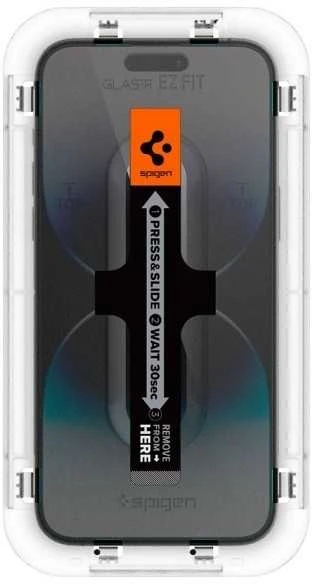 Apsauginis stiklas Apple iPhone 14 Pro Max with Spigen Glas.tR EZ FIT applicator (2 pcs.)