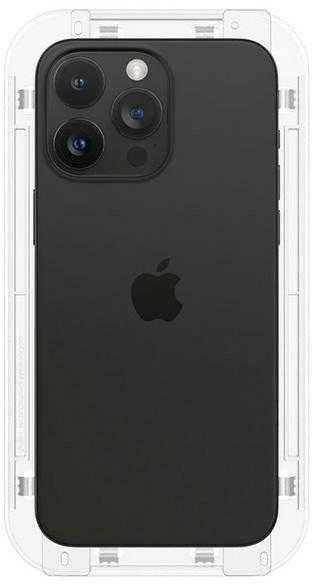 Apsauginis stiklas telefonui Apple iPhone 15 Pro Max Spigen Glas.tr „EZ Fit” 2 vnt. skaidrus