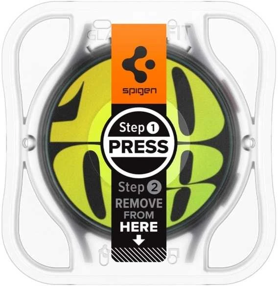 Apsauginis stiklas Samsung Galaxy Watch 7 (40mm) Spigen GLAS.TR ”EZ-FIT” 2-pack Clear
