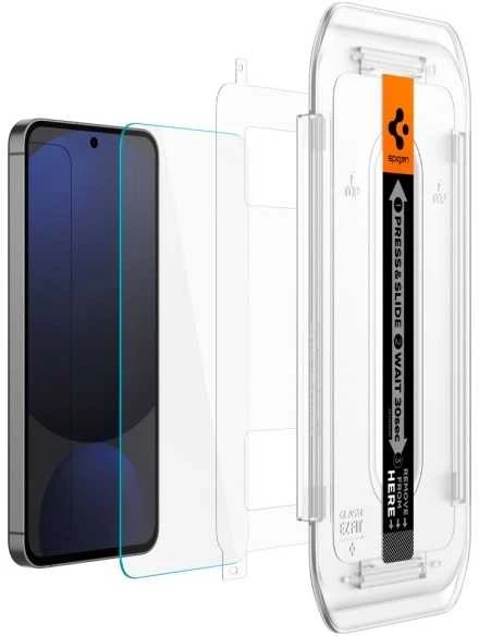 Apsauginis stiklas Samsung Galaxy S24 FE Spigen Glas.tr „EZ Fit” 2 vnt. Clear