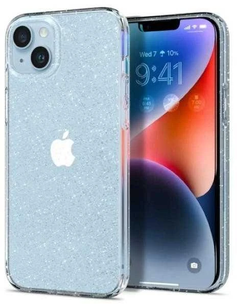 Dėklas SPIGEN LIQUID CRYSTAL IPHONE 14 PLUS/ 15 PLUS GLITTER CRYSTAL