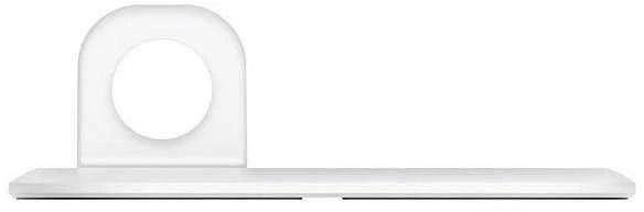 Laikiklis-stovas SPIGEN MAG FIT DUO MagSafe/Watch baltas