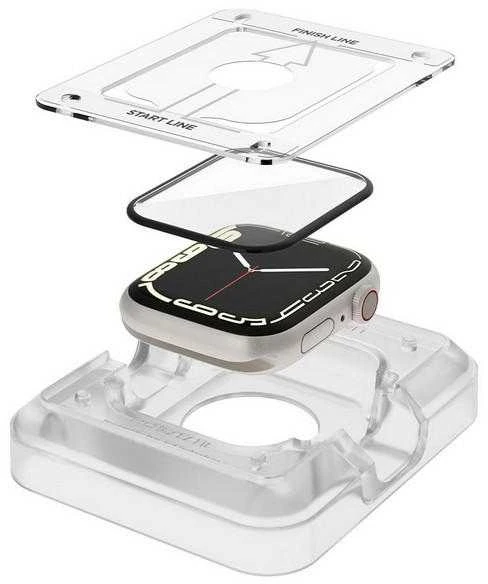 Apsauginis ekrano stiklas išmaniojo laikrodžio Apple Watch 7, 41mm, 2vnt.