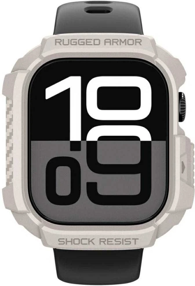 Spigen Rugged Armor dėklas skirtas Apple Watch 42mm – rusvai gelsvas