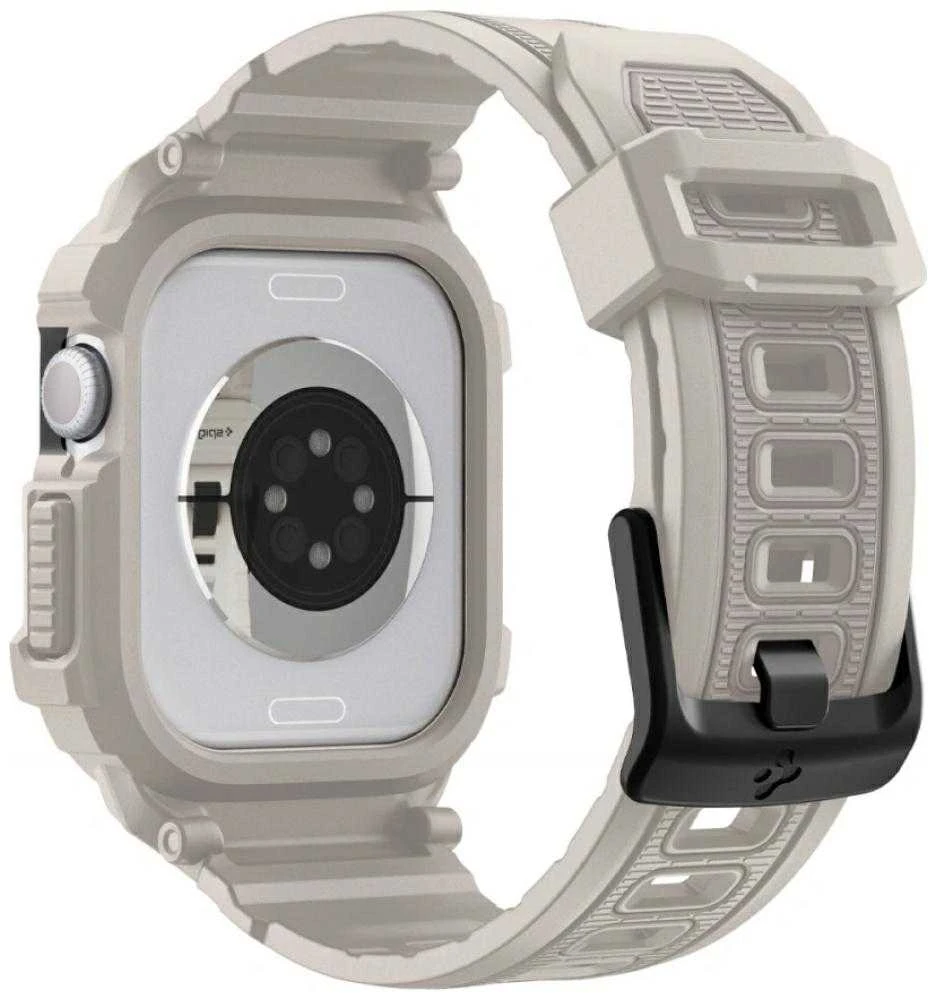 Spigen Rugged Armor Pro apyrankė skirta Apple Watch 42mm – rusvai gelsvas