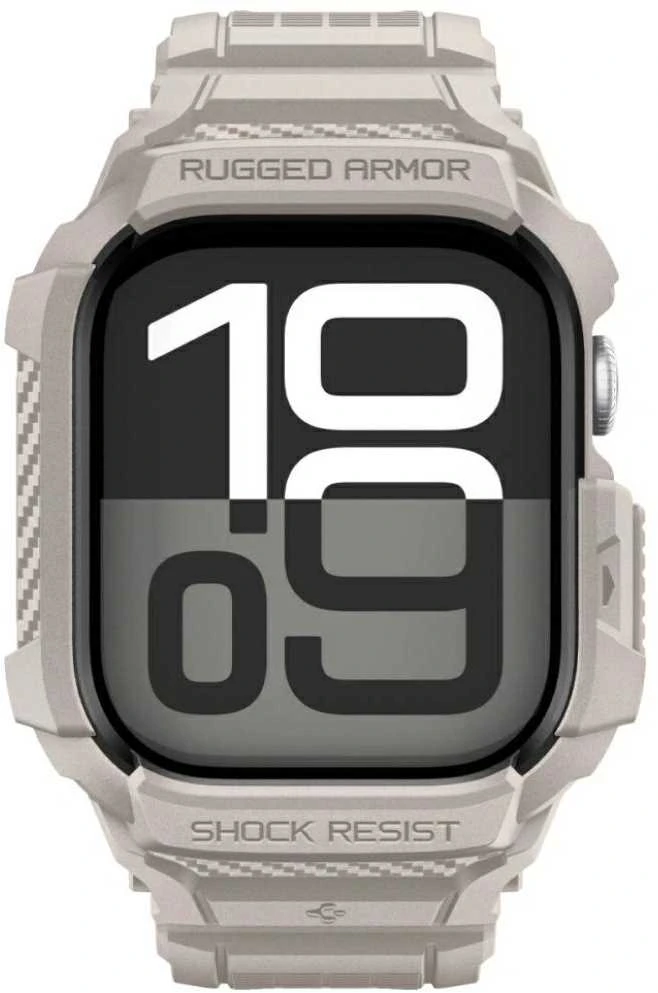 Spigen Rugged Armor Pro apyrankė skirta Apple Watch 42mm – rusvai gelsvas