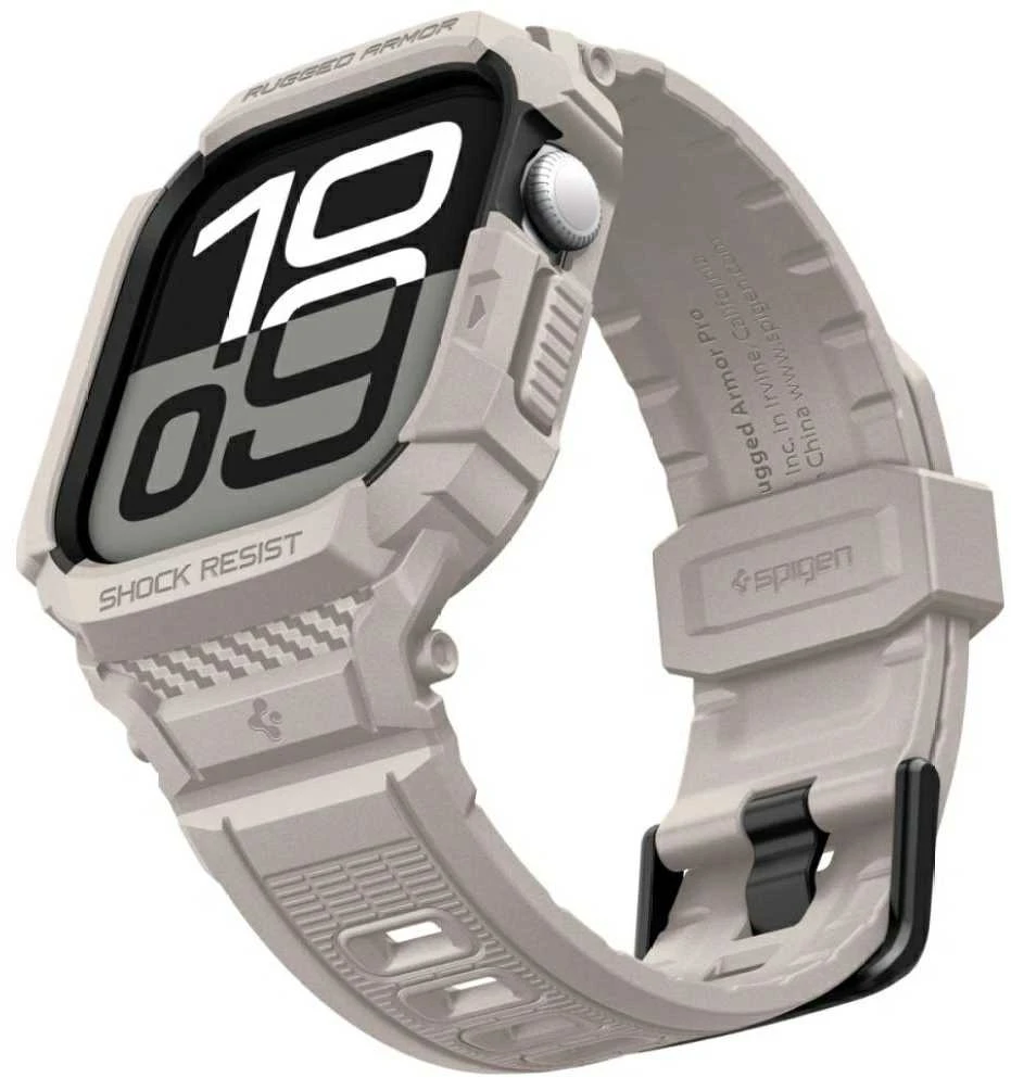 Spigen Rugged Armor Pro apyrankė skirta Apple Watch 42mm – rusvai gelsvas
