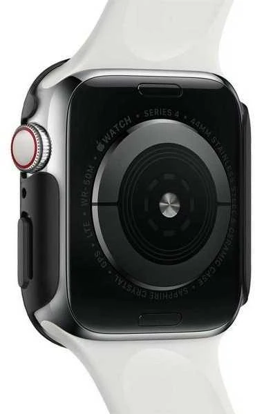 Išmaniojo laikrodžio Apple 4 ekrano rėmelis, Juodos spalvos, 44mm