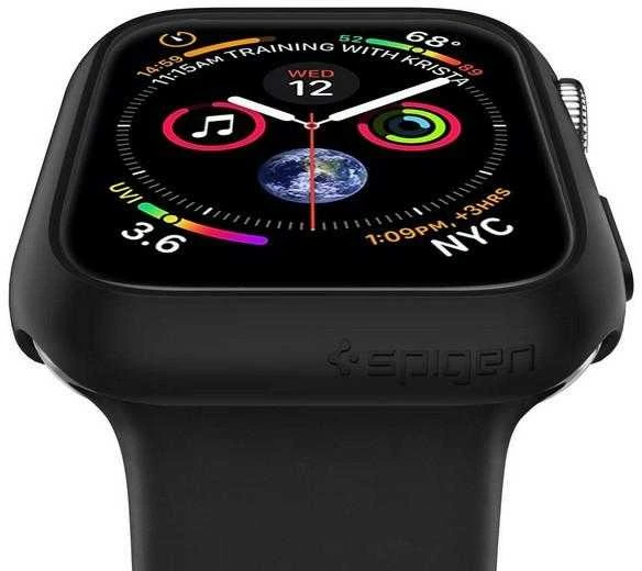 Išmaniojo laikrodžio Apple 4 ekrano rėmelis, Juodos spalvos, 44mm