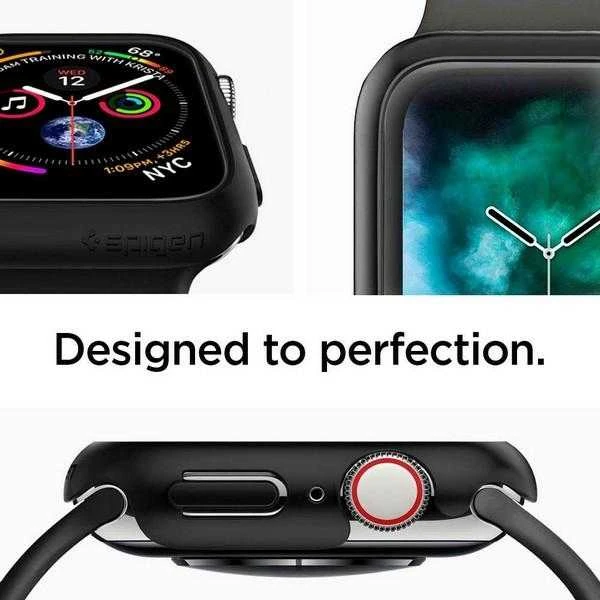 Išmaniojo laikrodžio Apple 4 ekrano rėmelis, Juodos spalvos, 44mm
