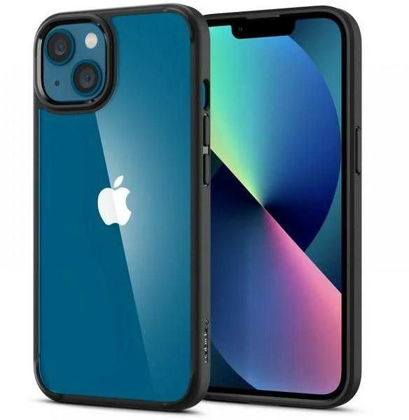 „Spigen Ultra Hybrid iPhone 13“ dėklas - Matinės juodos spalvos