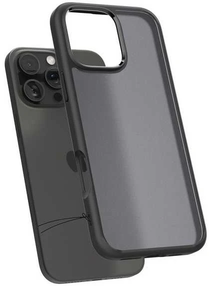 Spigen Ultra Hybrid Apple iPhone 16 Pro Max – dėklas telefonui juodos spalvos