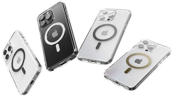 Spigen Ultra Hybrid (MagFit) dėklas skirtas Apple iPhone 15 Pro, Grafito spalvos