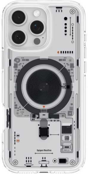 Dėklas „Spigen Ultra Hybrid MagSafe“, „Neo One“ – „Apple iPhone 16 Pro Max“