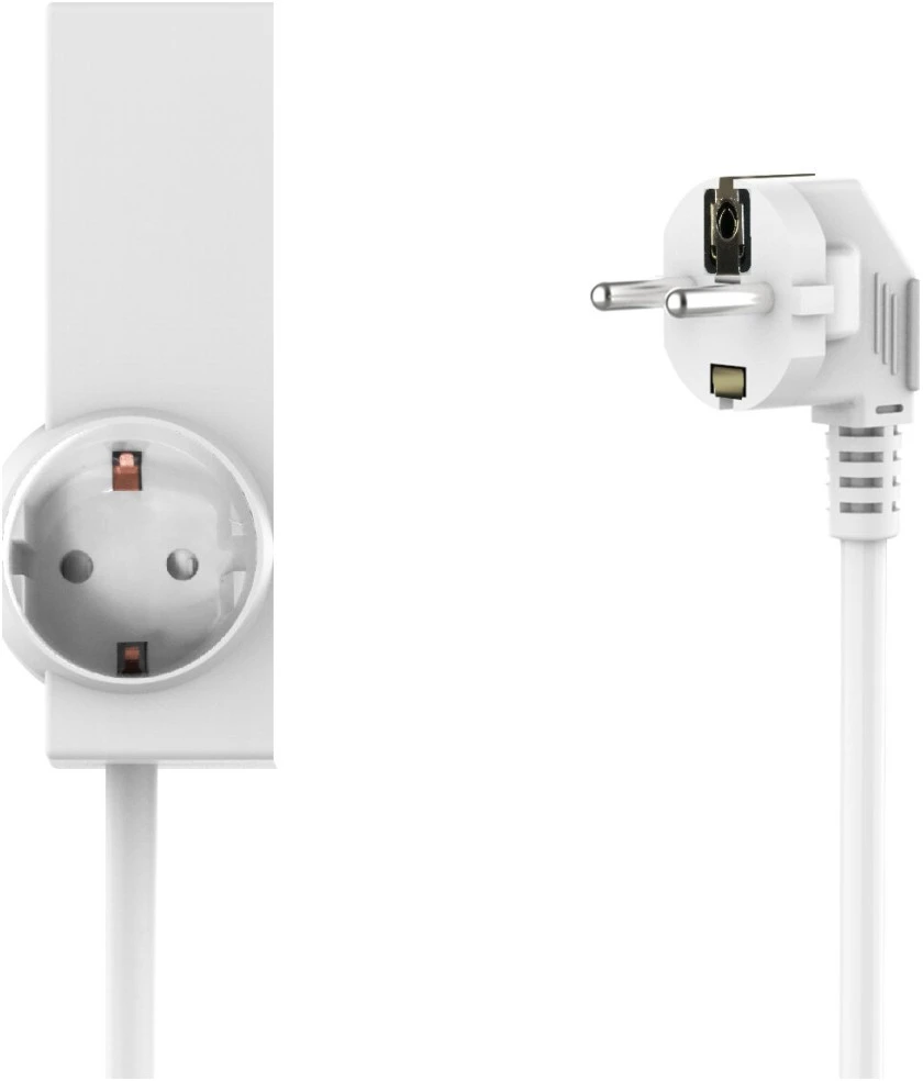 Listwa zasilająca 4smarts Desk GaN 6w1 65W USB-C/A/AC 2 gniazda jungiama į tinklą 1,5 m Baltas (540559)
