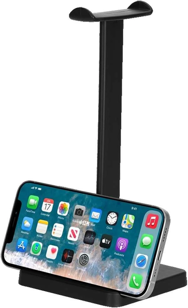 Xtrike Me HT-08 ausinių stovas su telefono laikikliu