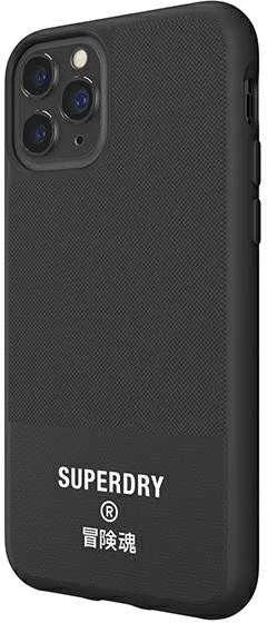 Dėklas SUPERDRY MULDED CASE CANVAS IPHONE 11 PRO MAX Juodas