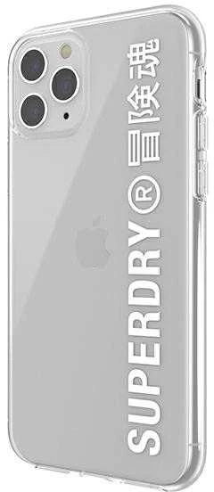 Dėklas SUPERDRY SNAP CASE CLEAR IPHONE 11 PRO MAX TRANSPARENT / Baltas