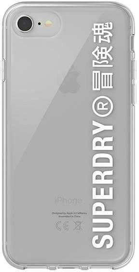 Dėklas SUPERDRY SNAP CASE CLEAR IPHONE 6/6S/7/8/SE TRANSPARENT / Baltas