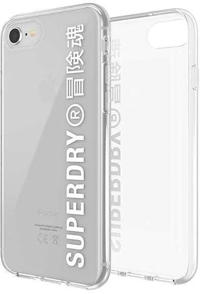 Dėklas SUPERDRY SNAP CASE CLEAR IPHONE 6/6S/7/8/SE TRANSPARENT / Baltas