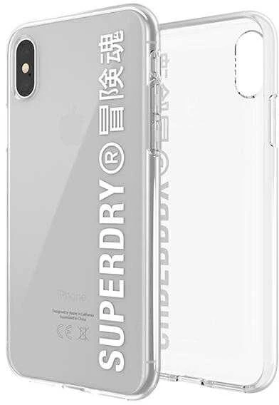 Dėklas SUPERDRY SNAP CASE CLEAR IPHONE X/XS TRANSPARENT / Baltas