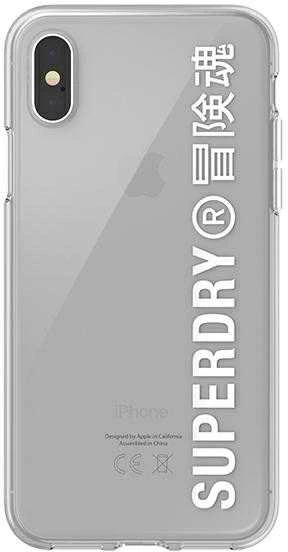 Dėklas SUPERDRY SNAP CASE CLEAR IPHONE X/XS TRANSPARENT / Baltas