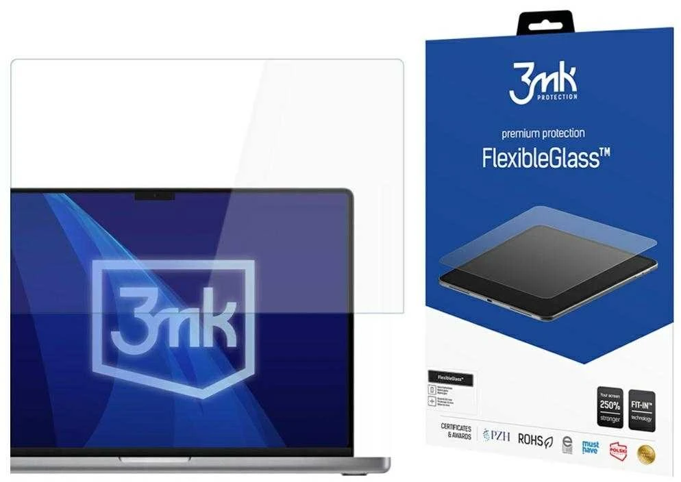 Apple Macbook Pro 16 M1/M2/M3/M4 – iki 17 colių 3mk FlexibleGlass