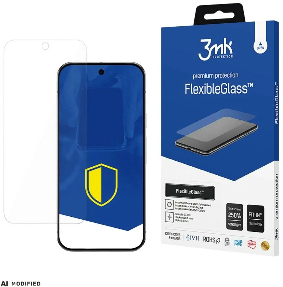 3Mk apsauga „Google Pixel 9 Pro XL“ – 3mk lankstus stiklas