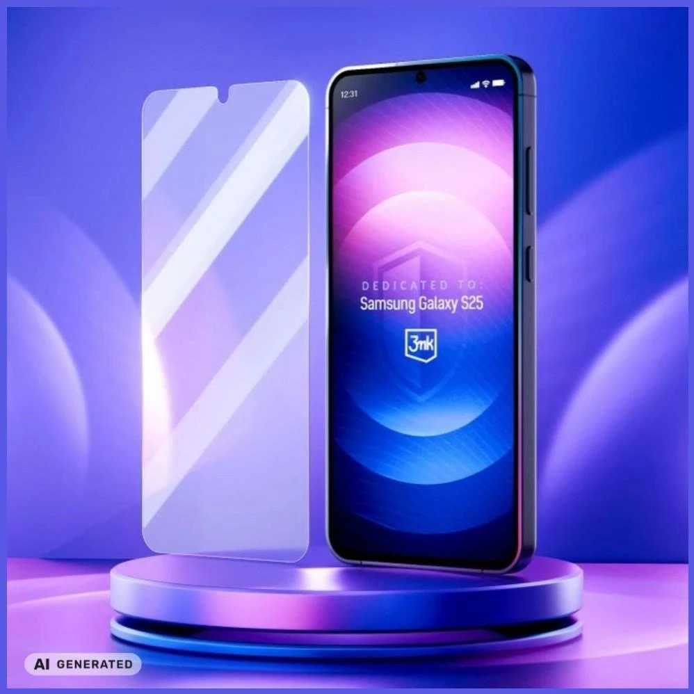 Szkło hybrydowe 3MK FlexibleGlass do Samsung Galaxy S25 3 vnt.