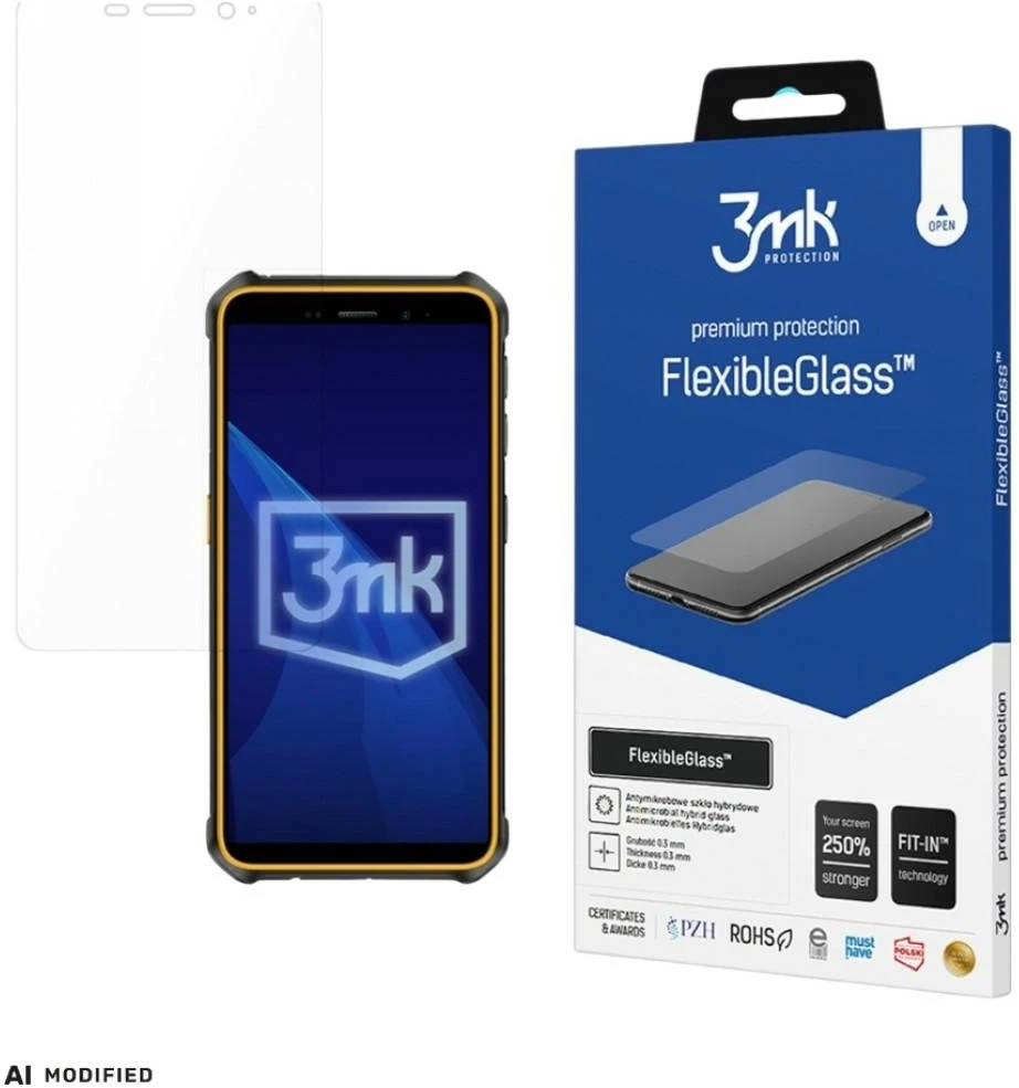 3Mk apsauga „Ulefone Armor X12“ / „X12 Pro“ – 3mk „FlexibleGlass“