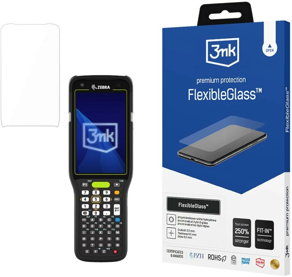 3Mk apsauga „Zebra MC3400/MC3450“ – 3mk lankstus stiklas