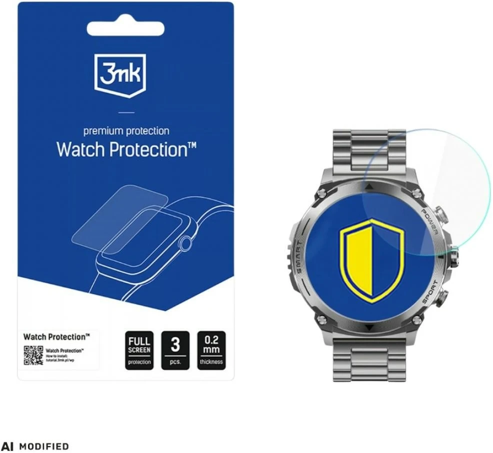 3Mk Protection Išmaniojo laikrodžio ekrano apsauga 3mk Watch Protection FlexibleGlass skirtas Garett Atom