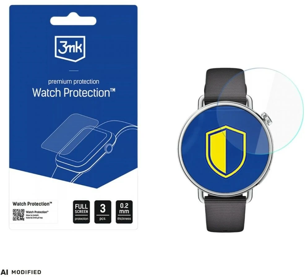 3mk laikrodžio apsauga „FlexibleGlass“ hibridinis stiklas išmaniojo laikrodžio ekranui, skirtam „Xiaomi Watch S4 41 mm“