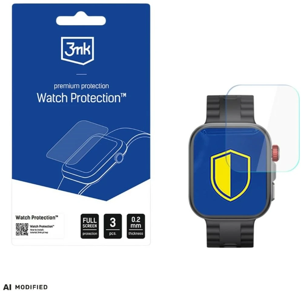 3Mk Protection 3mk Watch Protection FlexibleGlass išmaniojo laikrodžio ekrano apsauga, skirta Huawei Watch Fit 4 Pro