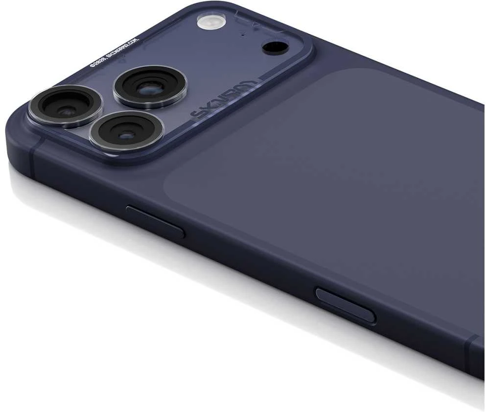Camera Lens Glass Skinarma Magma Full Matte skirtas Apple iPhone 17 Pro Max mėlynas