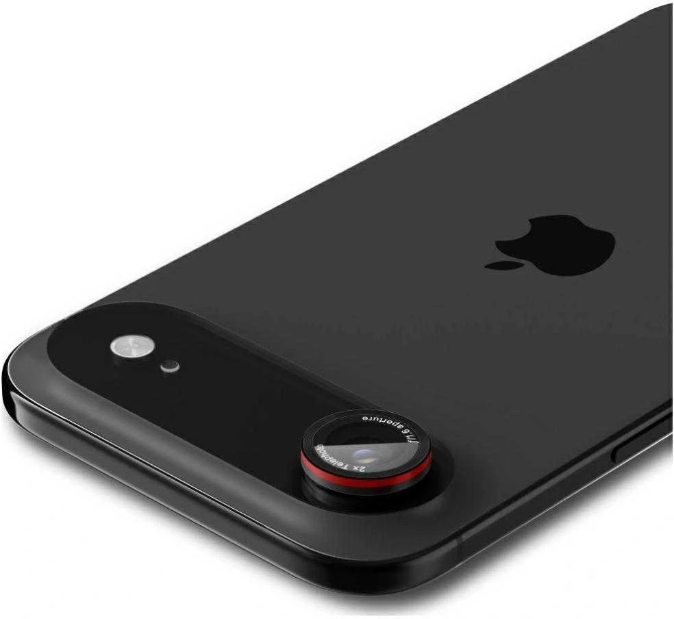 Spigen Optik Pro L-Series 2-pack iPhone Air Lens Glass - Juodas and Raudona