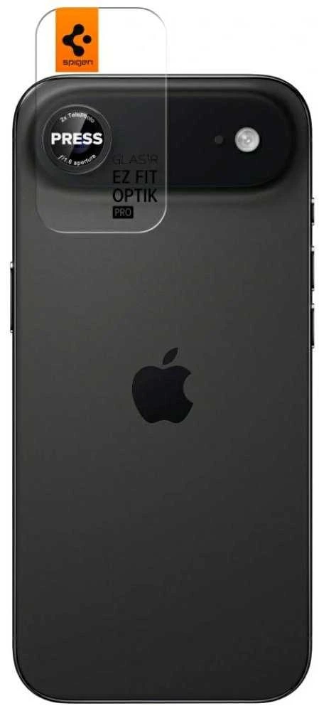 Spigen Optik Pro L-Series 2-pack iPhone Air Lens Glass - Juodas and Raudona