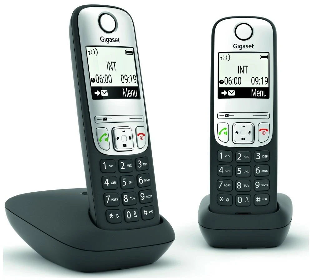 Stacionarus telefonas Gigaset A690Duo, su 2 rageliais