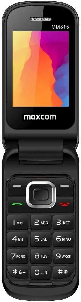 Mobilusis telefonas GSM MAXCOM MM 815 juodos spalvos