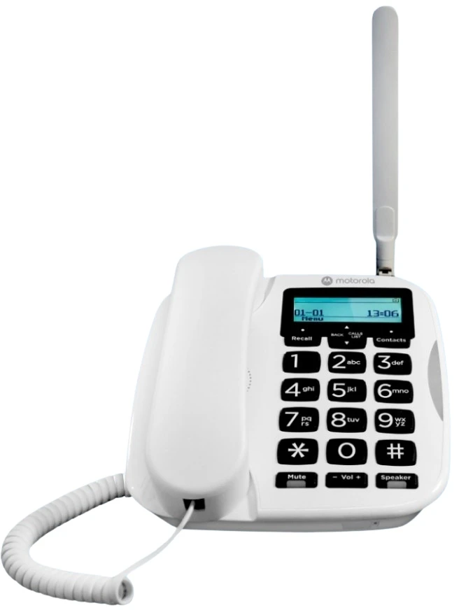 Telefonas stacionarus 4G Motorola FW500L balta