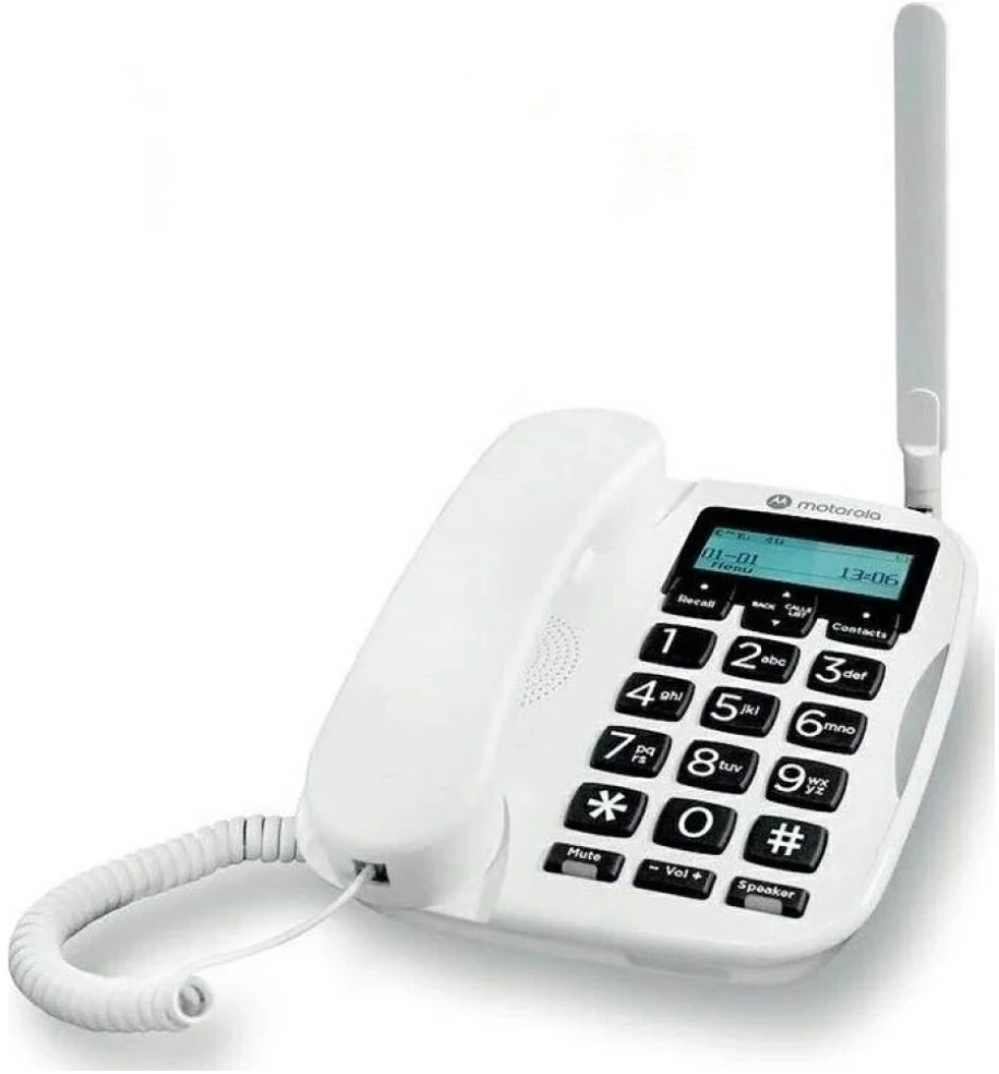 Telefonas stacionarus 4G Motorola FW500L balta
