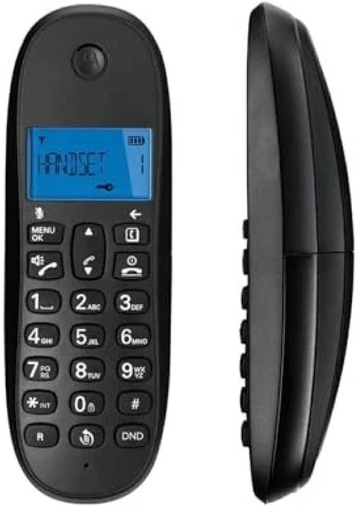 Telefonas stacionarus belaidis komplektas 2 vnt. Motorola C1002CB+ juoda