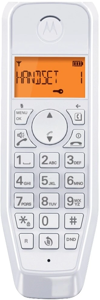 Telefonas stacionarus belaidis komplektas 2 vnt. Motorola S1202 balta