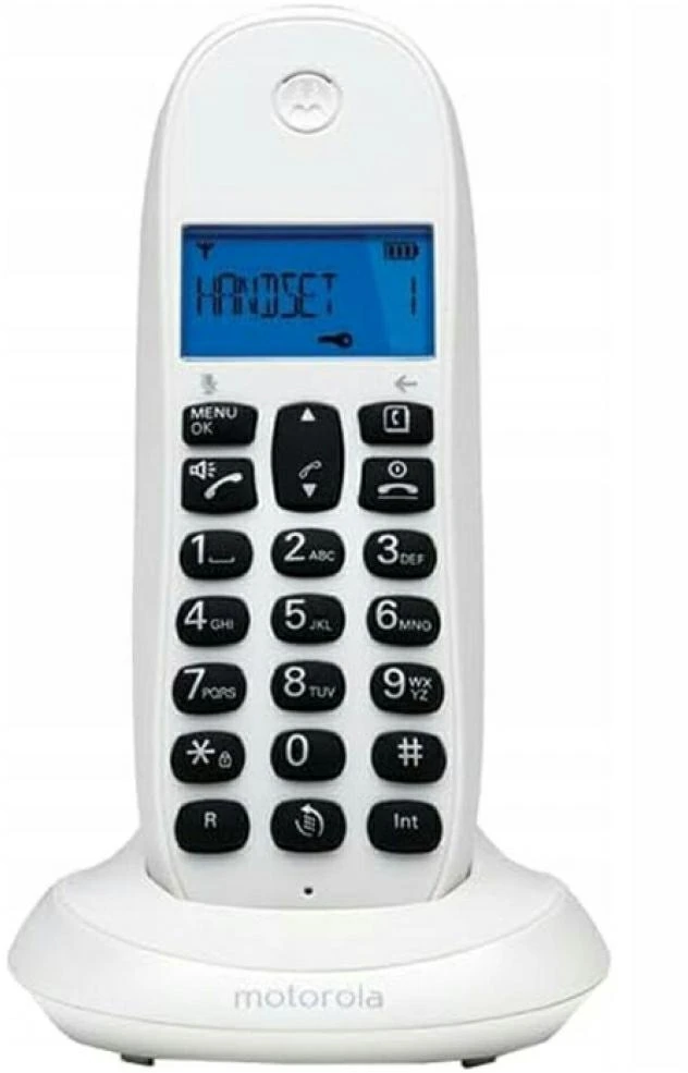 Telefonas stacionarus belaidis Motorola C1001CB+ balta