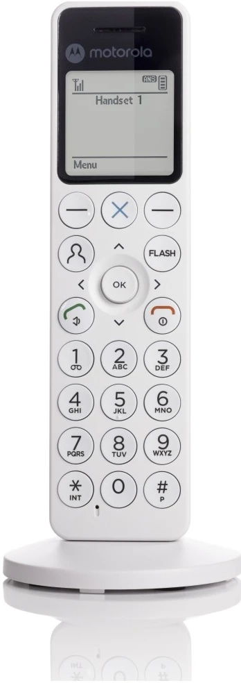 Telefonas stacionarus belaidis Motorola DOT411 balta