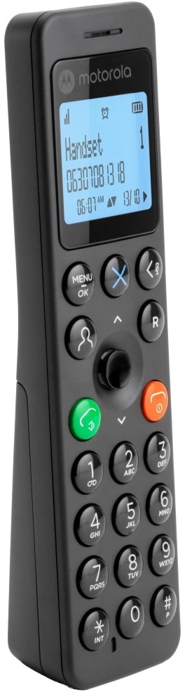 Telefonas stacionarus Motorola DOT201 Juodas - TELEFONAS DECT