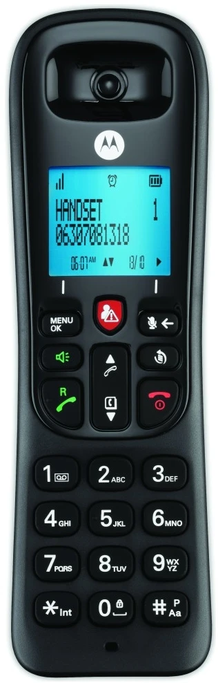 Telefonas stacionarus belaidis Motorola CD4001 juoda