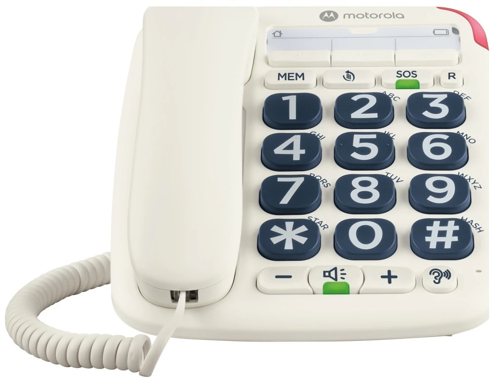 Telefonas stacionarus belaidis Motorola CT200 balta