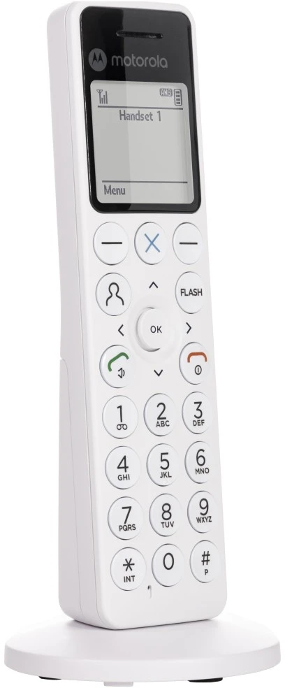 Telefonas stacionarus belaidis Motorola DOT411 balta