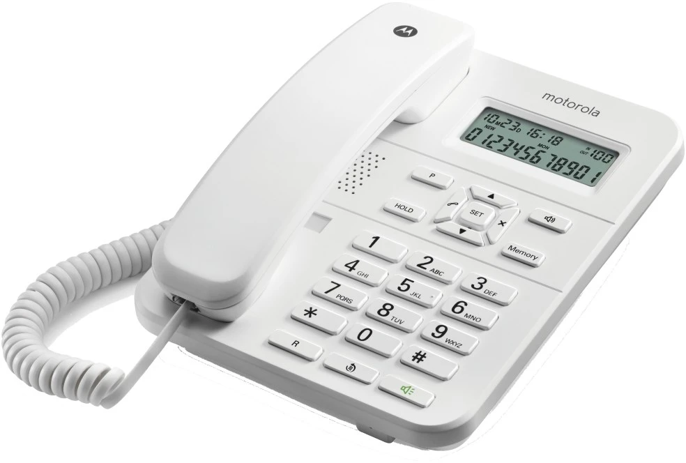 Belaidis laidinis telefonas Motorola CT202 baltas